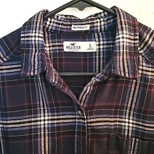 Hollister Womens Flannel Shirt